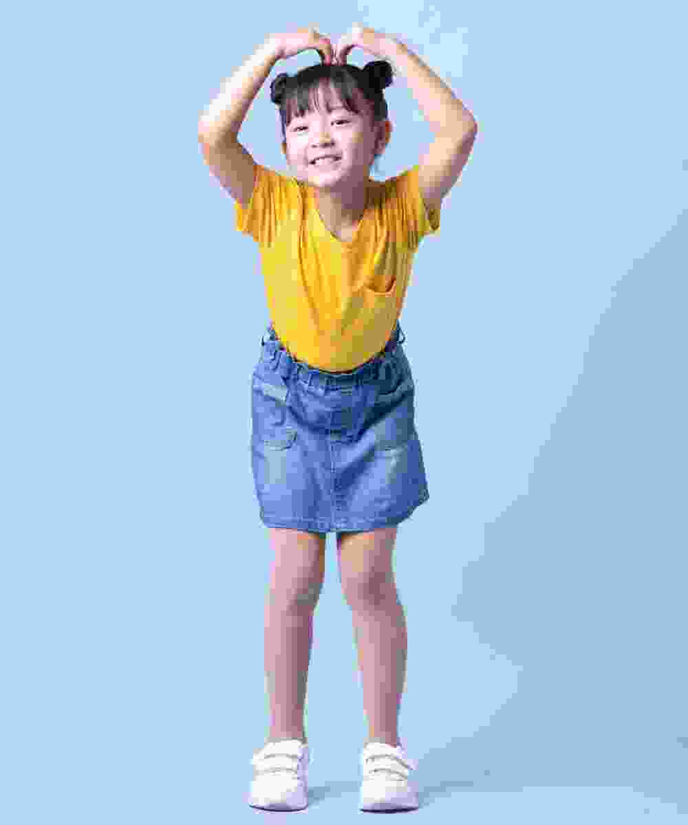 Jean Skirt With Tops